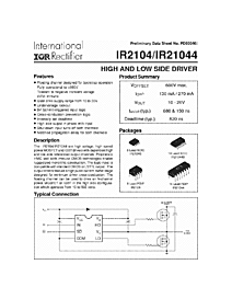 DataSheet IR2104 pdf